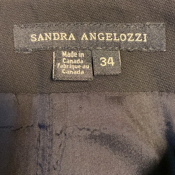 Sandra Angelozzi Crepe Pencil Skirt - Black - Size 34 - Picture 2 of 3